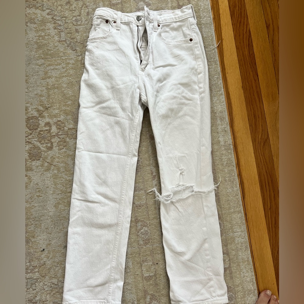 Abercrombie ankle straight ultra high rise jeans - Size 2